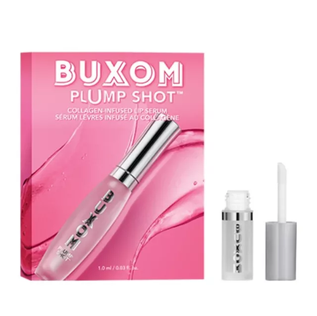 Buxom Plump Shot Collagen Infused Lip Serum Lippen Plumper transparent 1 ml NEU