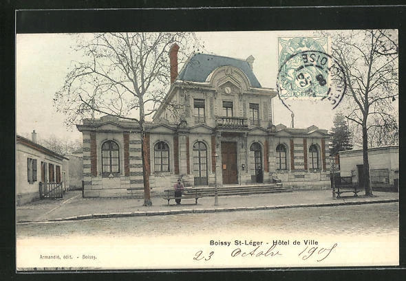 CPA Boissy-St-Lèger, Hotel de Ville 1906