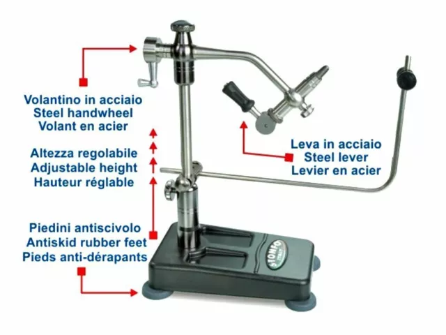 Stonfo Flytec Lever Vise AS-516 Fly tying vise Made in Italy 2