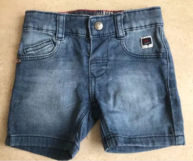 Short En Jeans "Ikks" Bleu - Taille : 6 Mois