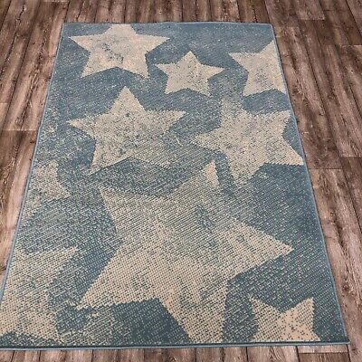 Quality star bedroom lounge blue star 100cm x 150cm  (783)