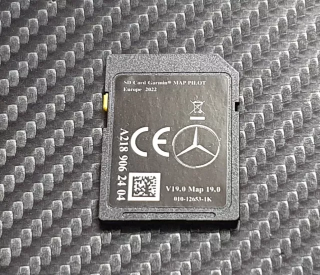 Mercedes Genuine Sat Nav SD Card Garmin Car Map Pilot Data V19 19.0 2021 2022