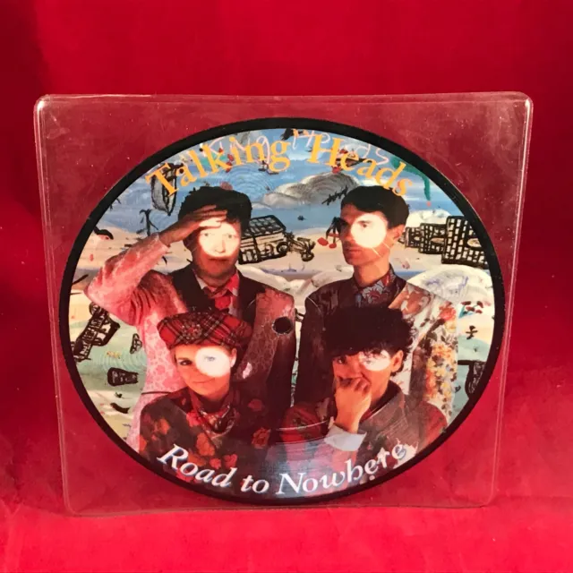 TALKING HEADS Road To Nowhere 1985 UK 7" Vinyl PICTURE DISC single original 45