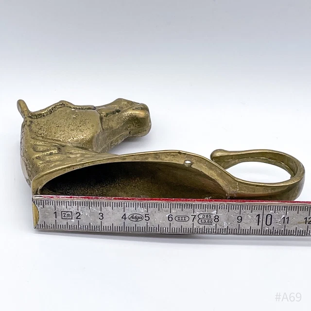 Vintage Brass Horse Head Coat Hooks, Coat Hook, Wall Hook Solid 12cm 11