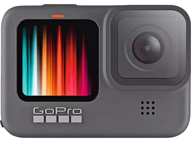 Cámara deportiva - GoPro Hero 9 Black, Vídeo 5k30, 20MP HDR,