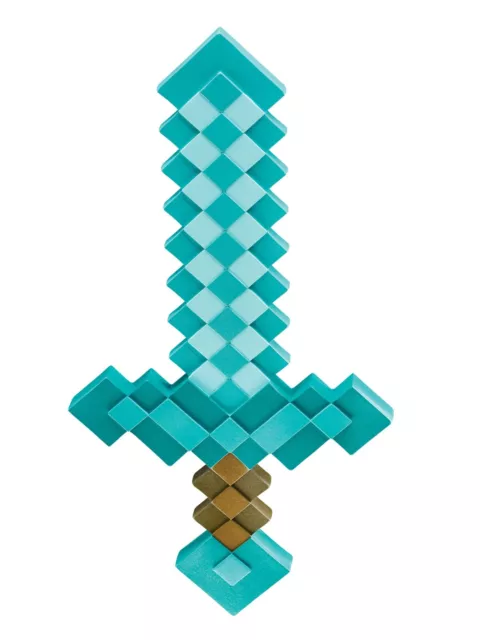 Minecraft Replik 1:1 Diamant Diamond Schwert sword 51 cm XXL von DISGUISE