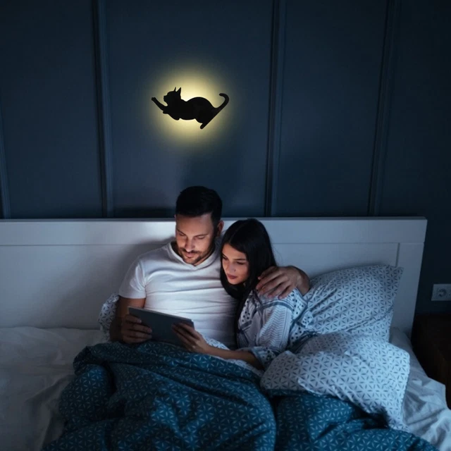 meowing-cat-clock-kitten-lamp-motion-sensor-lights-modern-wall-lights