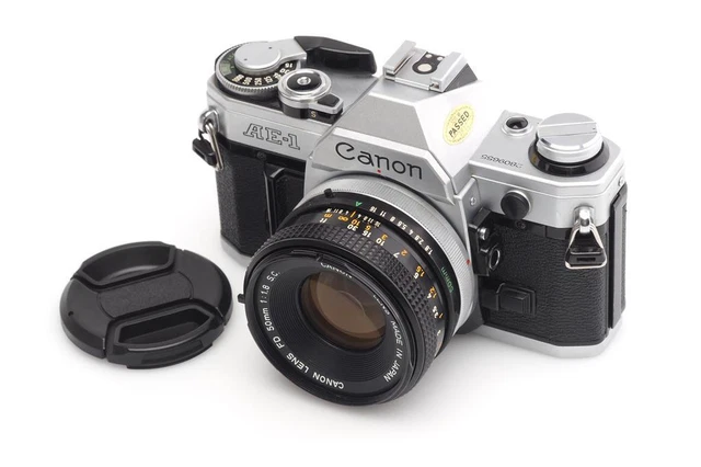 Canon Ae-1 Chrome W.1.8 / 50mm S. C. #2809655 (1685822038)