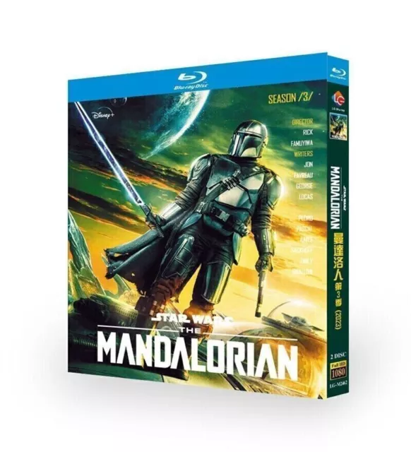 2023 Drama The Mandalorian Season 3 Bluray Free Region Discs 2 English Subs