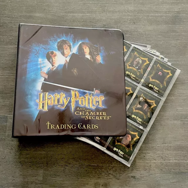 Harry Potter and the Chamber Of Secrets 90 Card Base Set w/Binder Artbox 2006