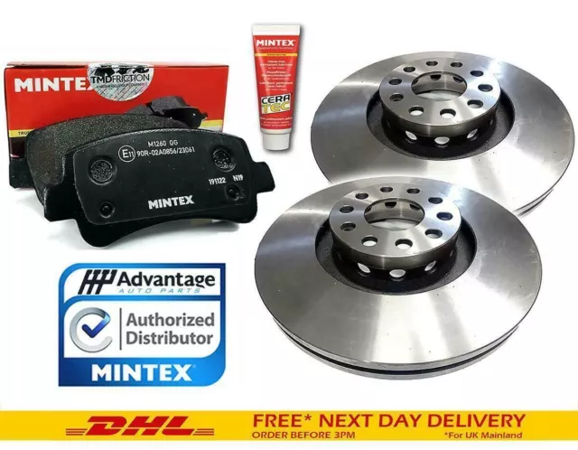 Fits Nissan Note Micra MK3 Brake Set Front Genuine Mintex Discs And Pads 2002-On