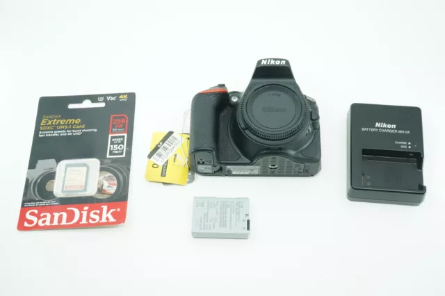 Nikon D5600 24.2MP Digital Camera Black Body Only