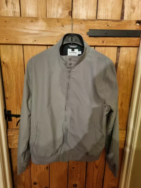 Mens Topman Grey Jacket - Size Large - Excellent condition