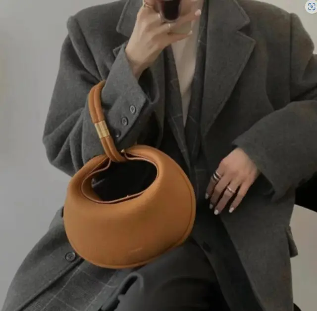 Fashion Songmont Pine Moon Series Moon Bend Bag New Womens Shoulder Underarm Bag