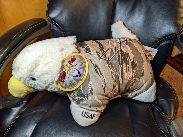 New with Tags Pillow Pet Premium USAF Eagle United States Air Force Original Bag