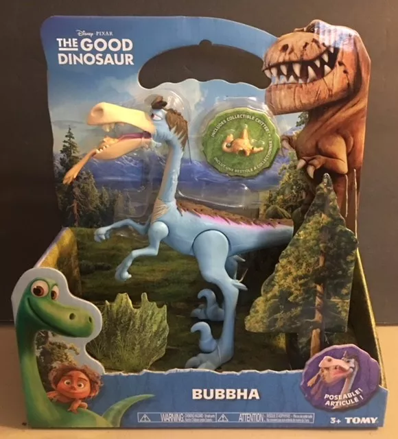 The Good Dinosaur Bubbha Rustlers w/ Critter Disney Tomy poseable action figure