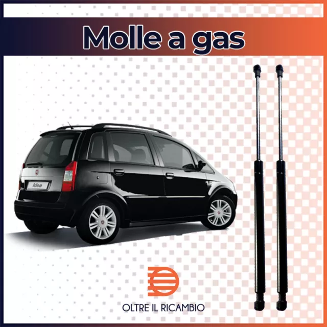 Coppia Molle a Gas Portellone Pistoni Cofano Posteriore Fiat Idea 2003- 2016