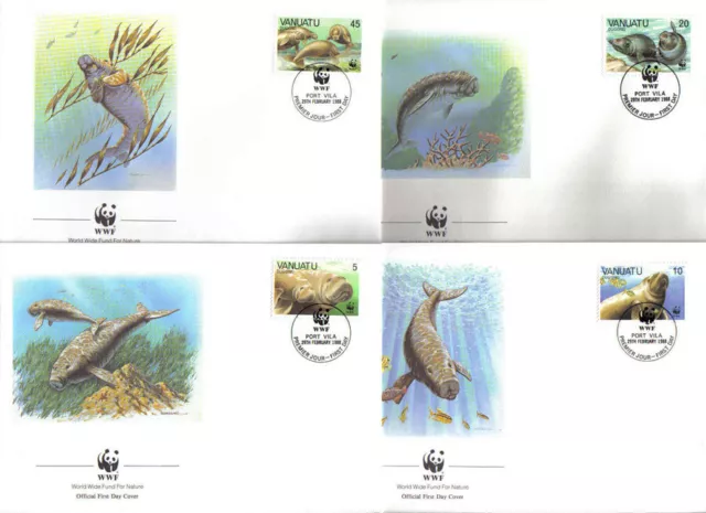 WWF, WNF Kapitel - VANUATU, Dugong,  1988 2