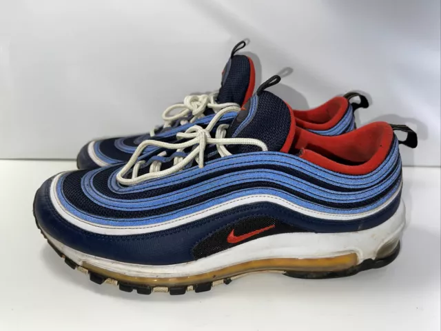 Wiskundige deksel Trend NIKE AIR MAX 97 Midnight Reflective Navy Habanero Red White (921826-403)  Mens 11 $99.00 - PicClick