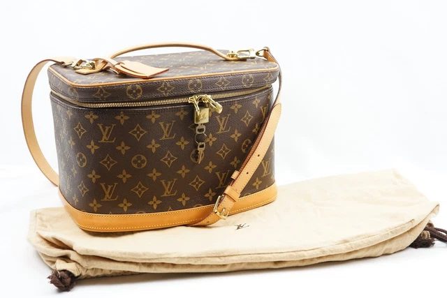 Louis Vuitton LV Monogram Nice Vanity Case With Bandouliere Strap - Vintage 1998