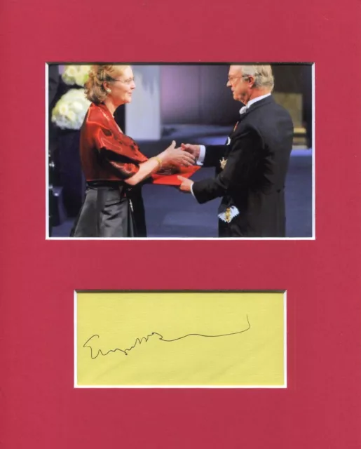 Elizabeth Blackburn Nobel Prize Medicine Salk Institute Signed Photo Display