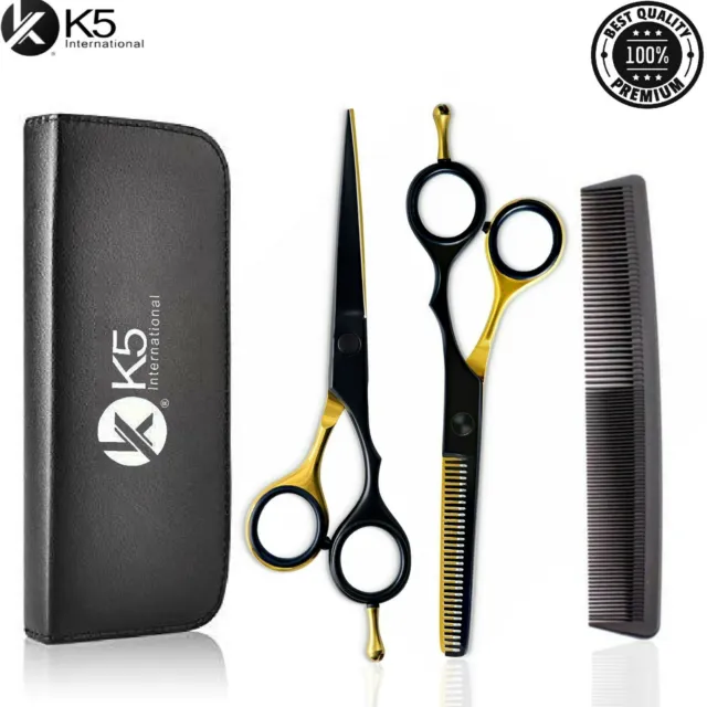 Professional Barber Salon Hairdressing Hair Cutting Thinning Scissors Shears Set