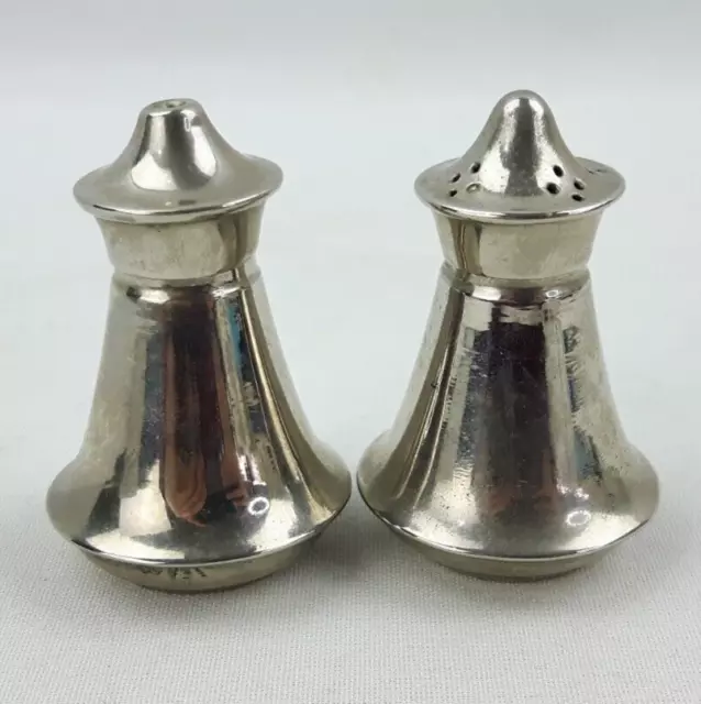 Silver Plated EPNS Salt & Pepper Cruet / Shaker Pots - Vintage