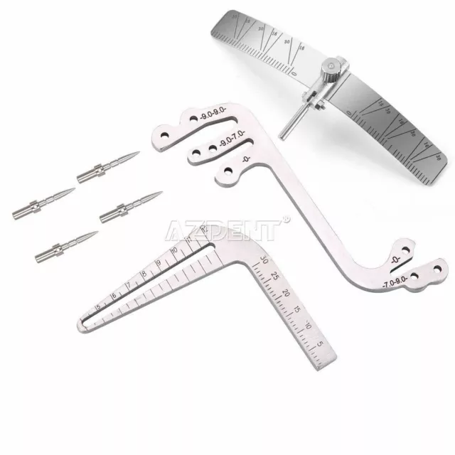 Dental Implant Guide Locator Set Measuring Ruler Calipers/Implant Locating Teeth