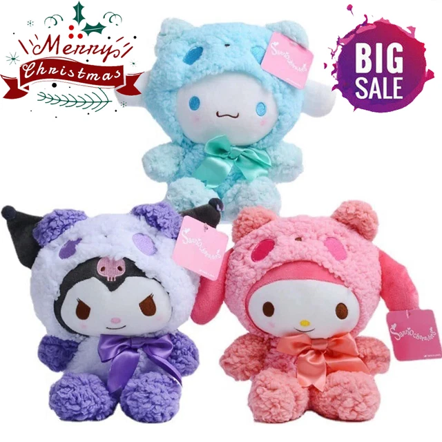KUROMI MY MELODY Hello Kitty Cinnamoroll Sanrio Plush Toy Stuffed Doll ...