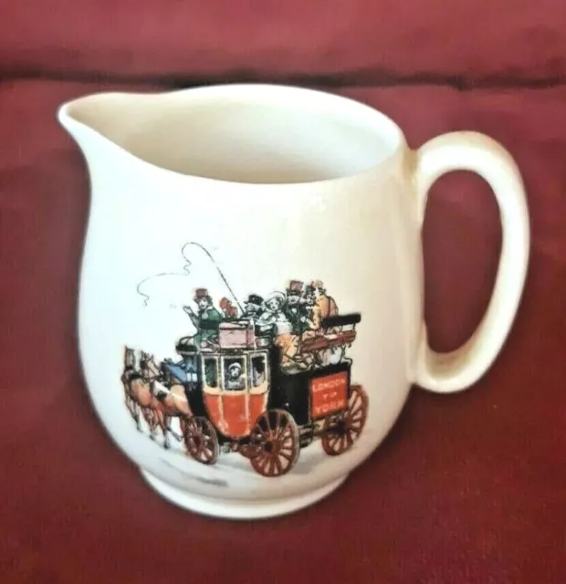 ROYAL WINTON GRIMWADES Mini CREAMER Stagecoach VINTAGE Carriage ENGLAND