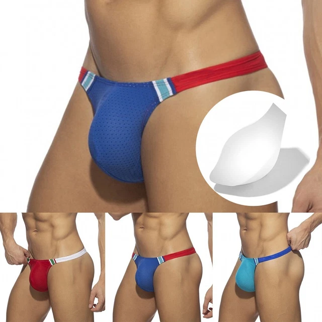Costumi da bagno uomo U convessi slip da spiaggia rialzati sexy bikini perizoma bauli