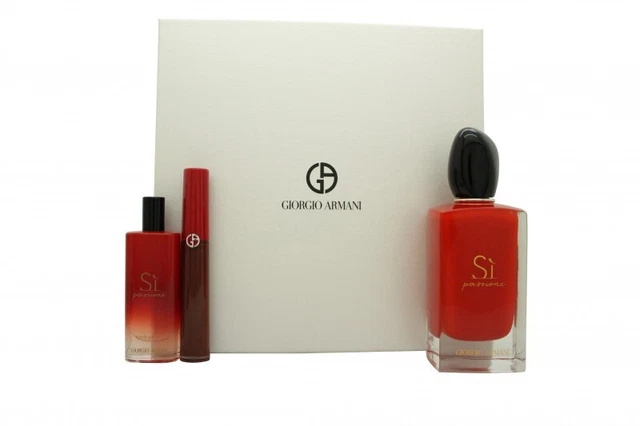 GIORGIO ARMANI SI Passione Gift Set 100Ml Edp 15Ml Edp 1.5Ml
