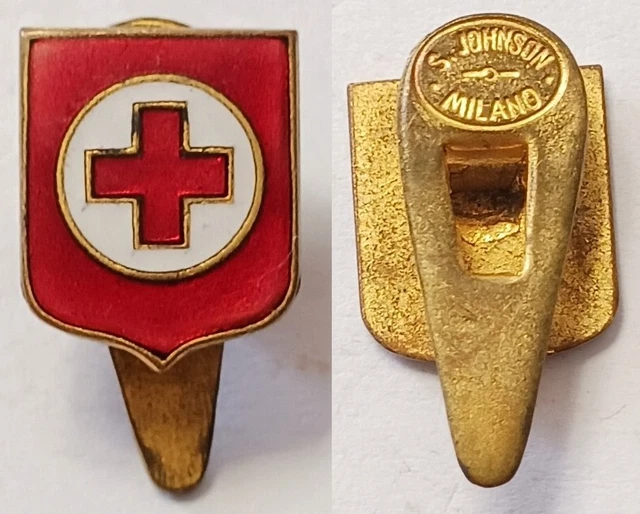 Insigne Croix Rouge Française Jeunesse (CRFJ) – 1940 – WW2 – French Pin Badge