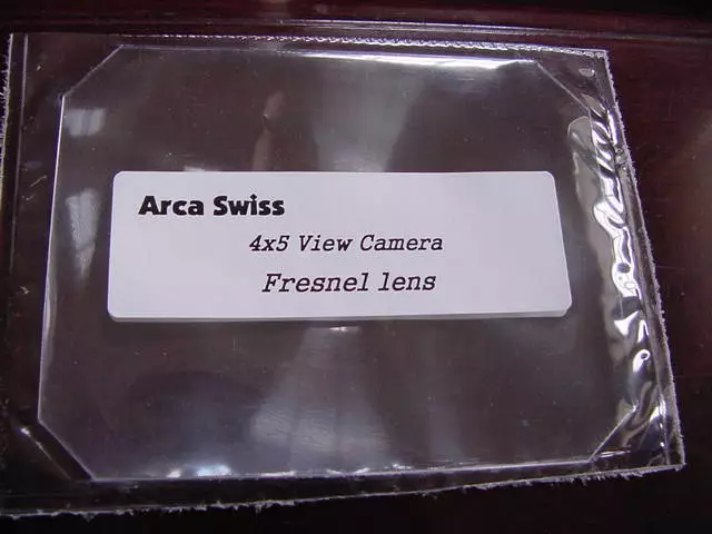New Arca Swiss 4x5 Camera Fresnel Lens + Ground Glass-Best quality