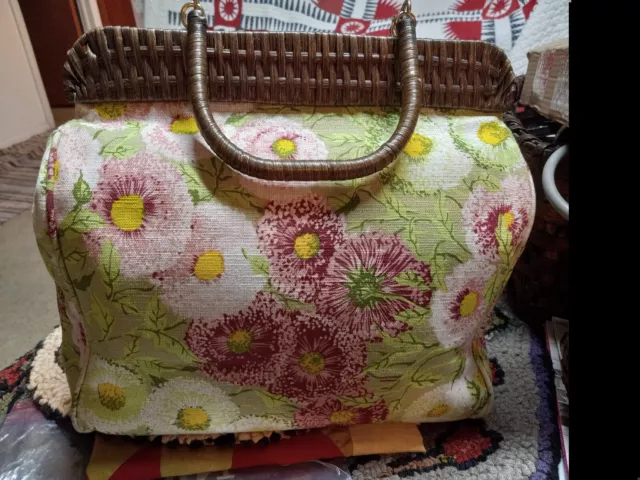 Barneys New York Floral Bag Euc So Pretty