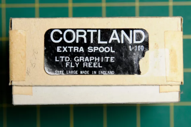 CORTLAND SPARE SPOOL, for the LTD Graphite L-100 Fly Reel, Made in