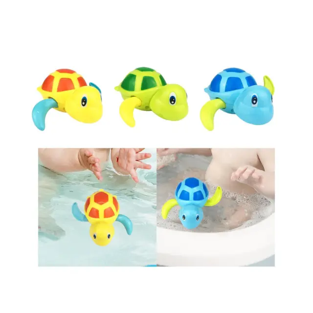 Jouet de bain tortue à remonter, tortue de natation, jouet d'eau, animaux