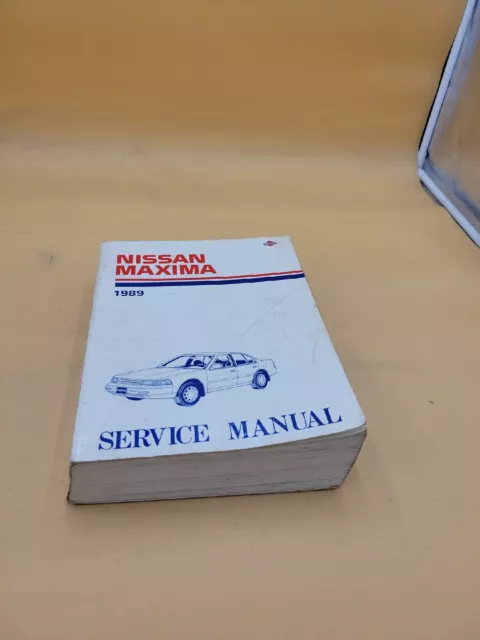1989 Nissan Maxima Service Shop Repair Maintenance Guide Manual Book