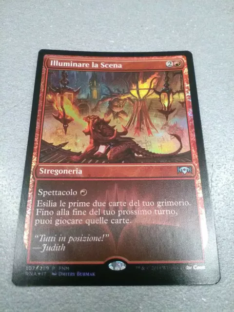 ILLUMINARE LA SCENA FOIL Light up Scene x 1 ITA MTG RAVNICA ALLEGIANCE FNM MINT