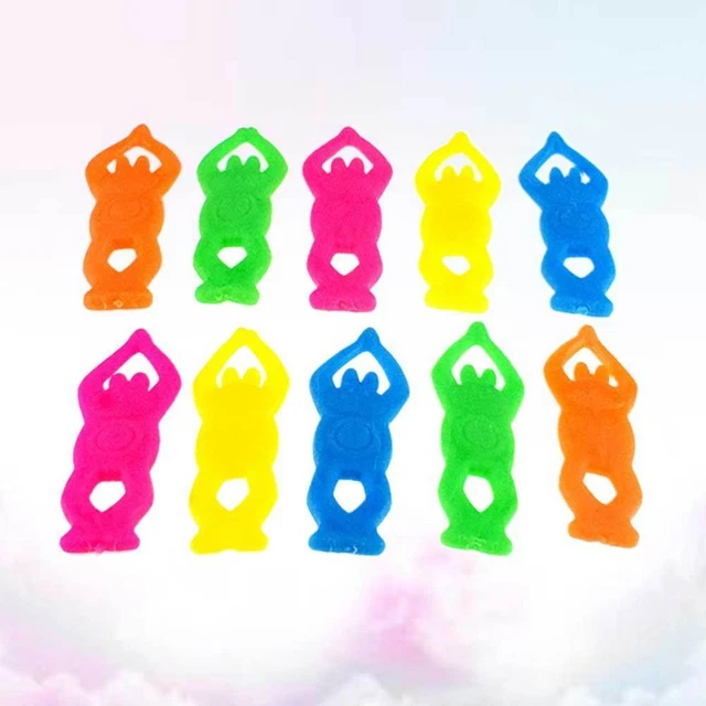 20pcs Rabbit Spoof Toys Catapult Plaything Funny TPR Toys for Halloween April