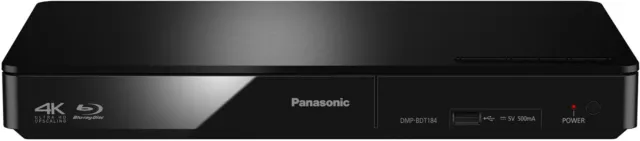Panasonic DMP-BDT184 Blu-ray Player schwarz 2