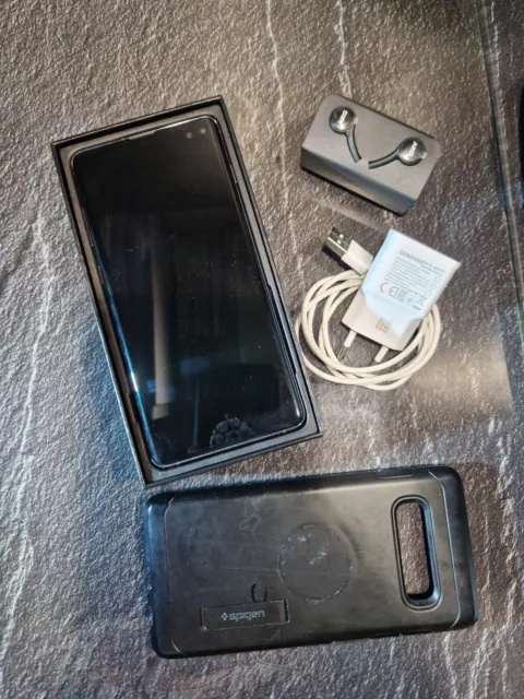 Samsung Galaxy S10+ SM-G975F/DS - 128GB - Prism Black (Ohne Simlock) (Dual-SIM)