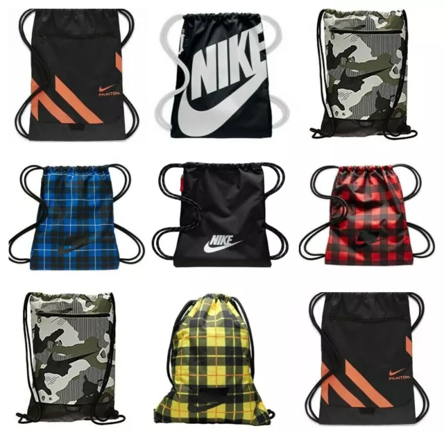 Nike Gymsack Sack Gym Bag Sportswear Drawstring PE Team Training Sports Bag