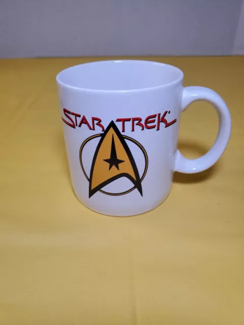 Pfaltzgraff Star Trek Double Sided Command Logo Mug - 1994