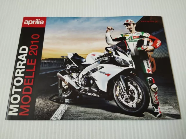 Aprilia Motorrad Modelle 2010 Deutsche Prospectus Catalogue Brochure Moto