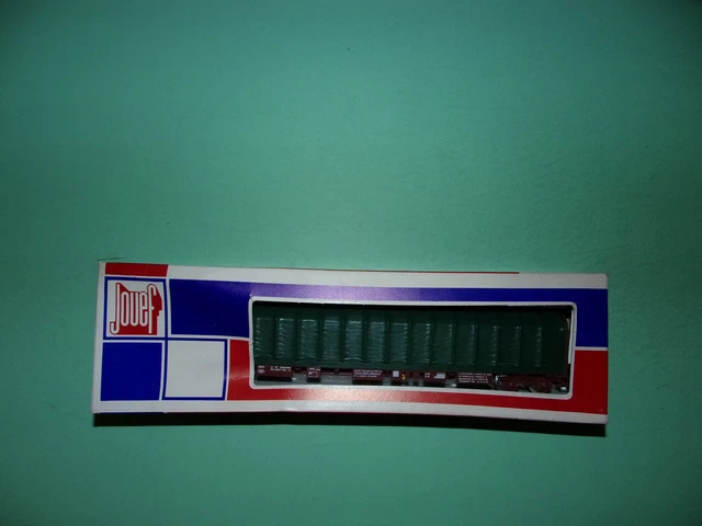 Wagon Bâché Long Jouef - SNCB 658700 - Bleu - Échelle HO - NEUF