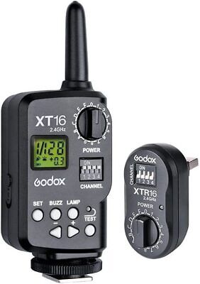 Disparador de flash estroboscópico inalámbrico Godox XT-16 2.4G para disparador transmisor X1T XT-16