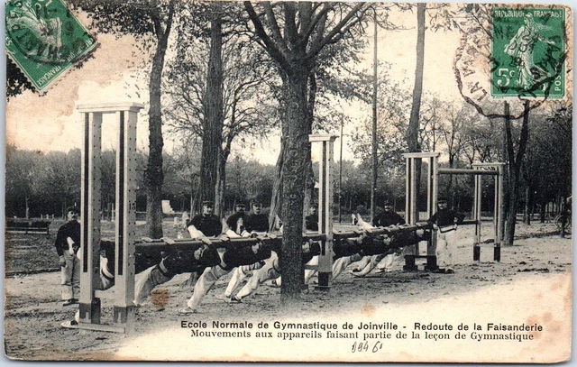 94 JOINVILLE - ecole de gymnastique, mouvement aux appareils
