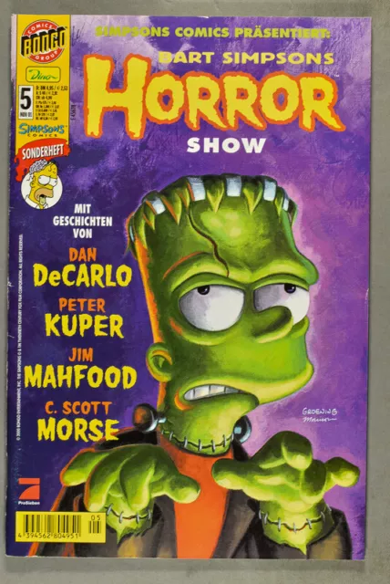 Bart Simpsons Horror Show: Heft 5. Nov 2001. Dino.