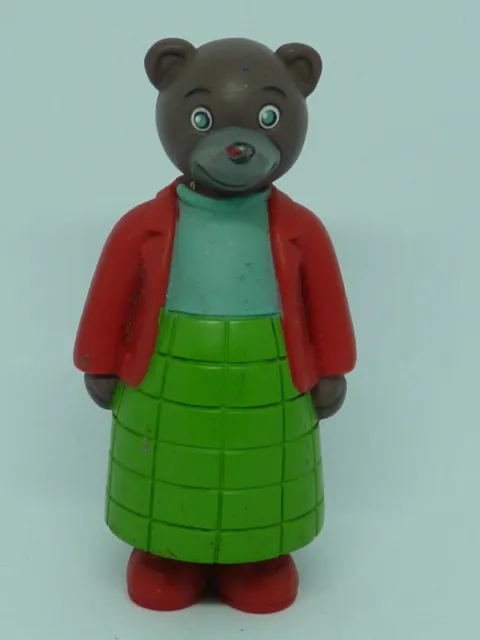 Ancienne Figurine Pvc Petit Ours Brun